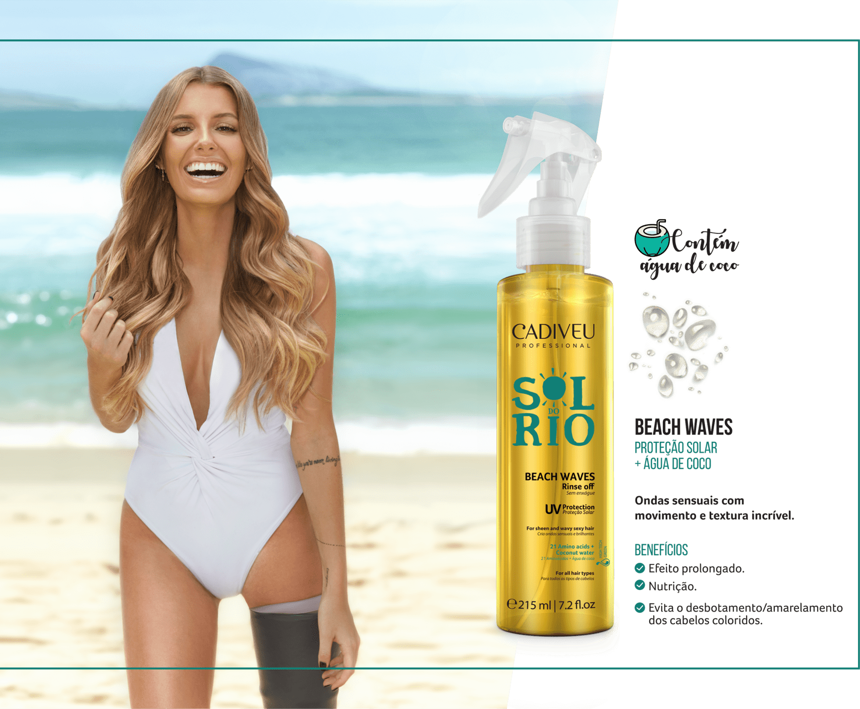 Kit Cadiveu Professional Sol do Rio Ondas Naturais (2 Produtos)