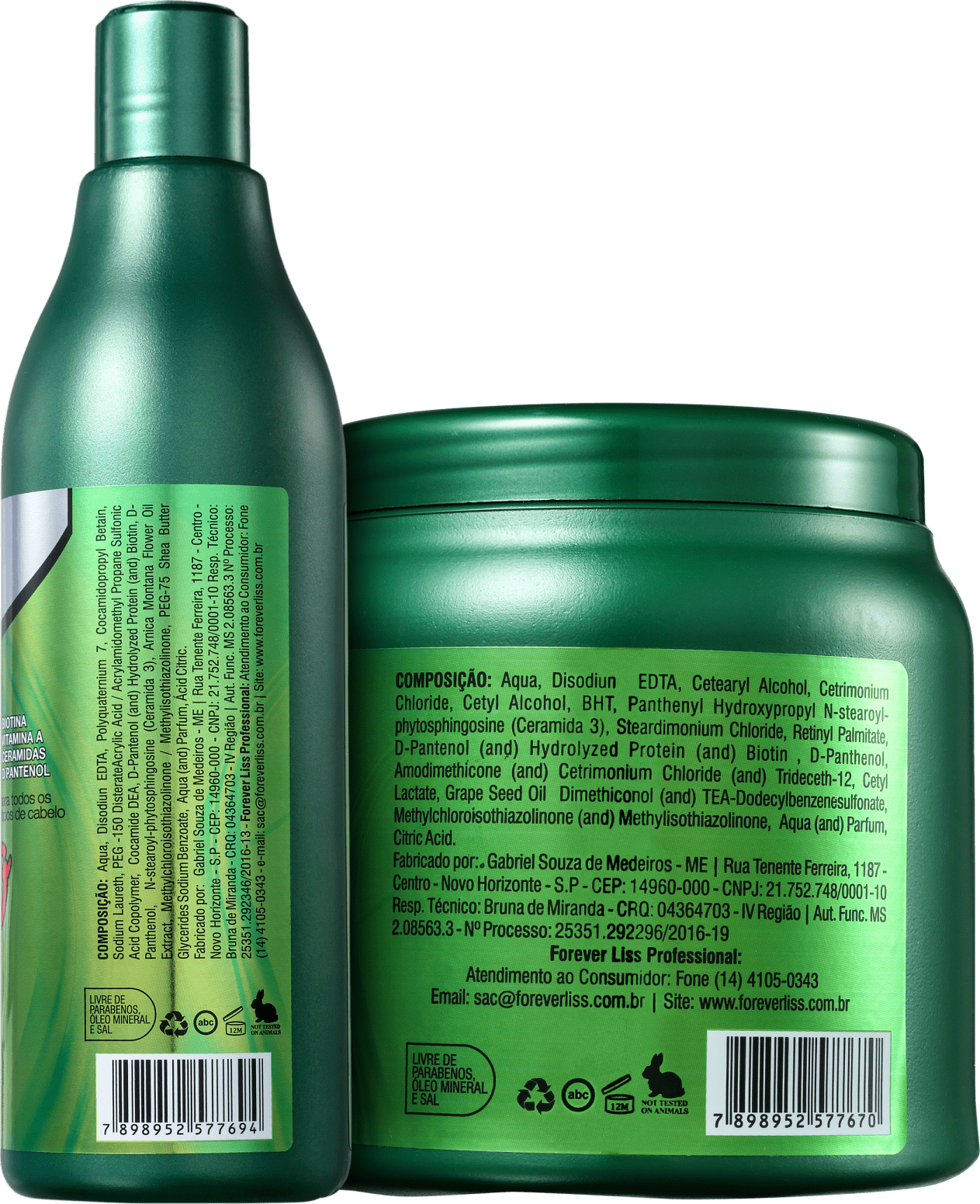Kit Forever Liss Professional Cresce Cabelo Já (2 Produtos)