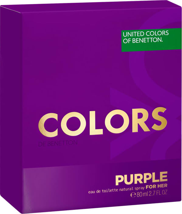 Colors Purple Benetton Eau de Toilette - Perfume Feminino 80ml