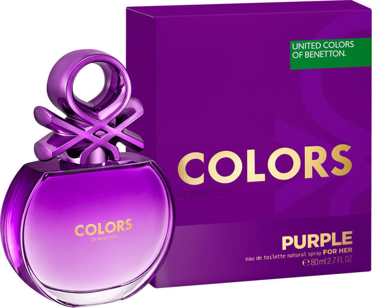 Colors Purple Benetton Eau de Toilette - Perfume Feminino 80ml