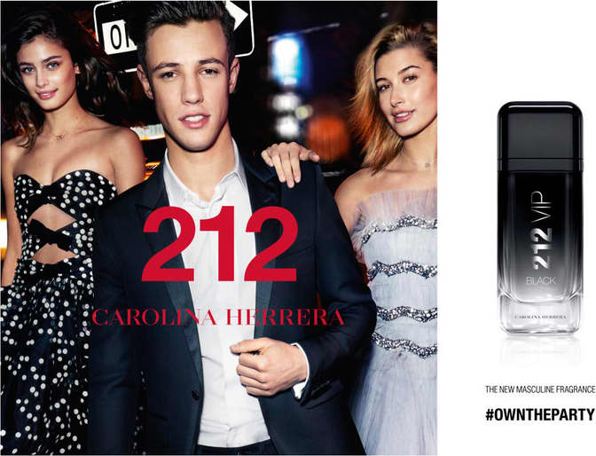 212 VIP Black Carolina Herrera Eau de Parfum - Perfume Masculino 100ml