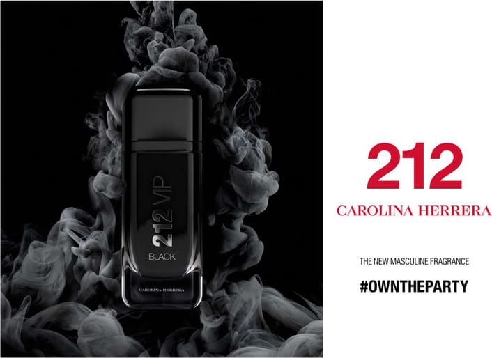 212 VIP Black Carolina Herrera Eau de Parfum - Perfume Masculino 50ml