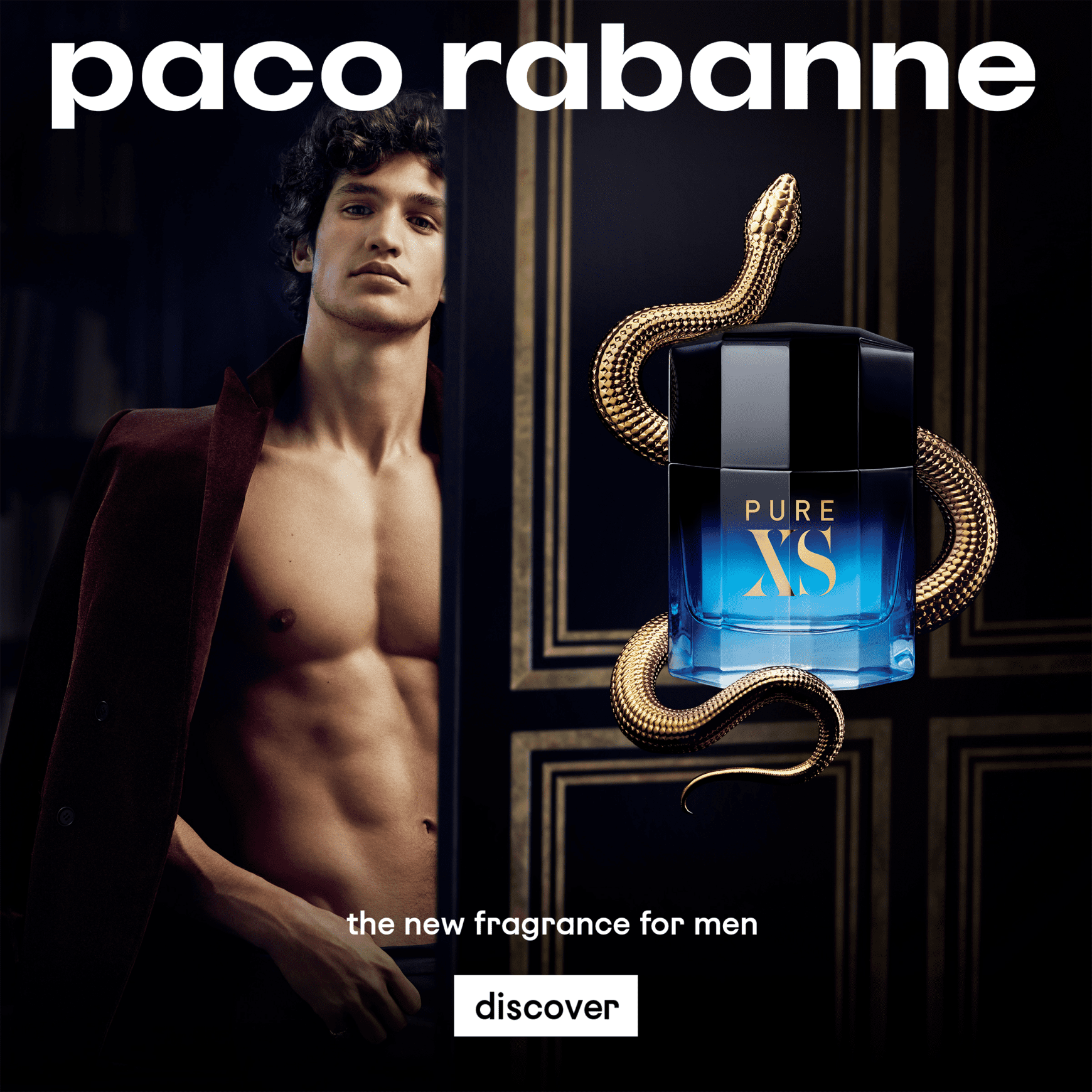 Pure XS Paco Rabanne Eau de Toilette - Perfume Masculino 100ml