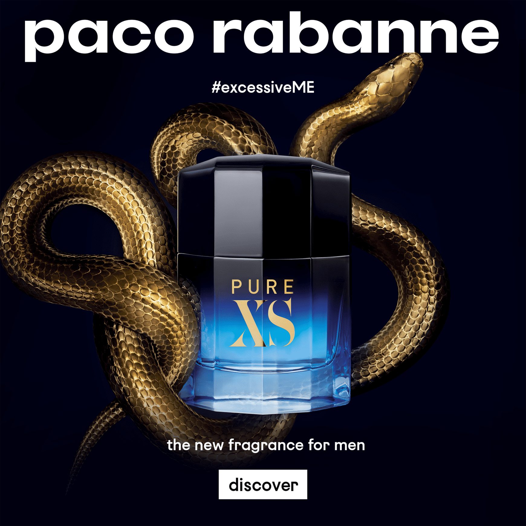 Pure XS Paco Rabanne Eau de Toilette - Perfume Masculino 50ml