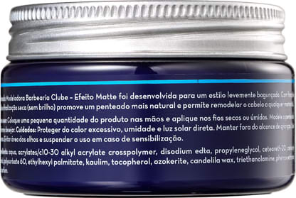 Barbearia Clube Efeito Matte - Pomada Modeladora 80g