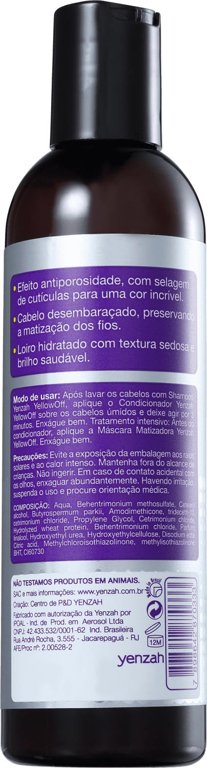 Yenzah Yellow Off - Condicionador Desamarelador 240ml