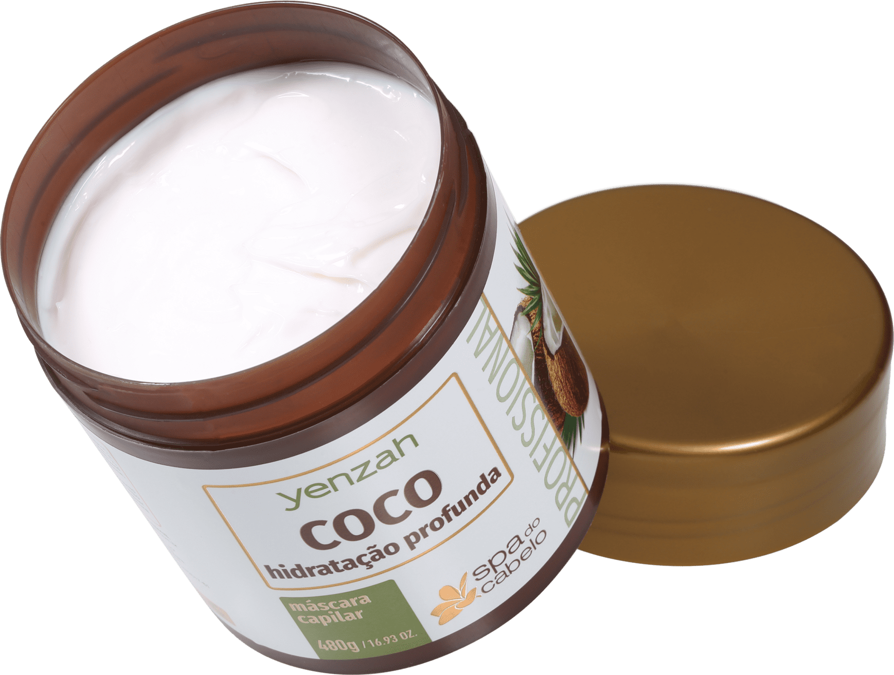 Yenzah SPA dos Cabelos Coco - Máscara Capilar 480g
