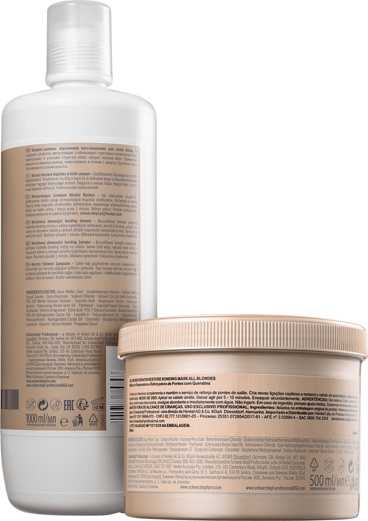 Kit Schwarzkopf Professional BlondMe Loiro Restaurado (2 Produtos)