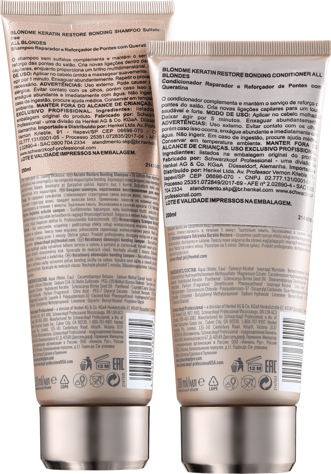 Kit Schwarzkopf Professional BlondMe Cuidado Diário (2 Produtos)