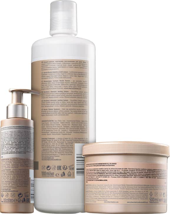 Kit Schwarzkopf Professional BlondMe Cuidado de Salão (3 Produtos)