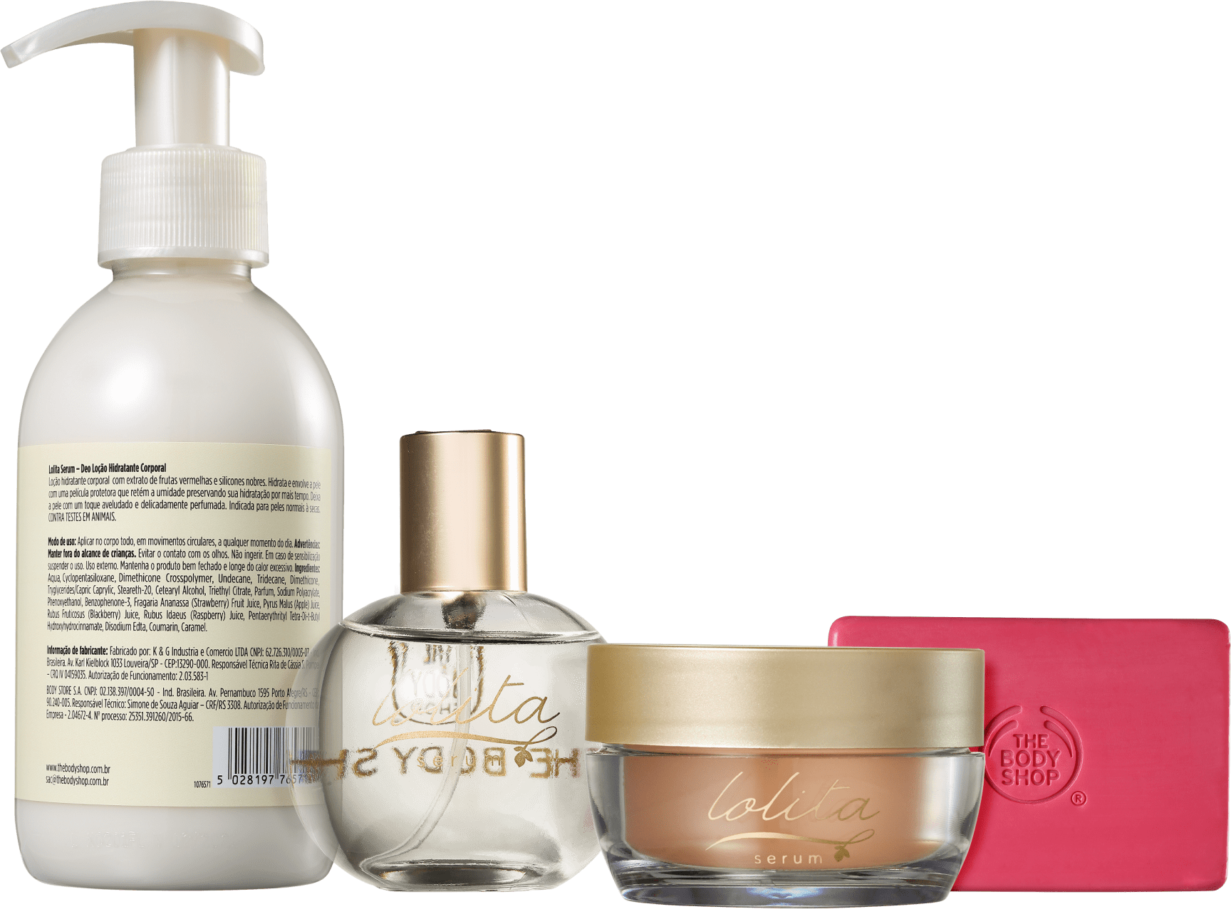 Kit The Body Shop Lolita (4 produtos)