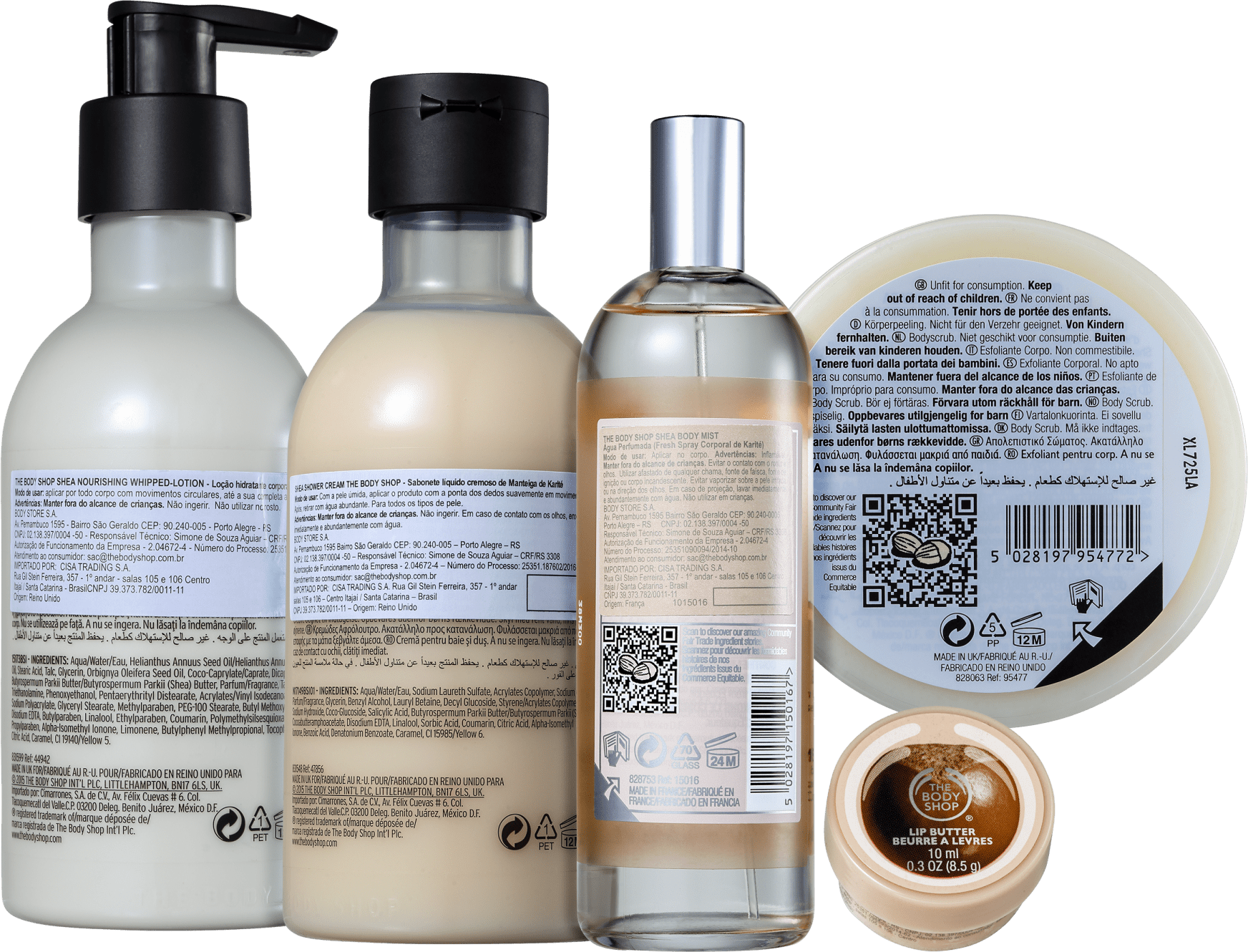 Kit The Body Shop Shea Hidratação Intensa (5 Produtos)