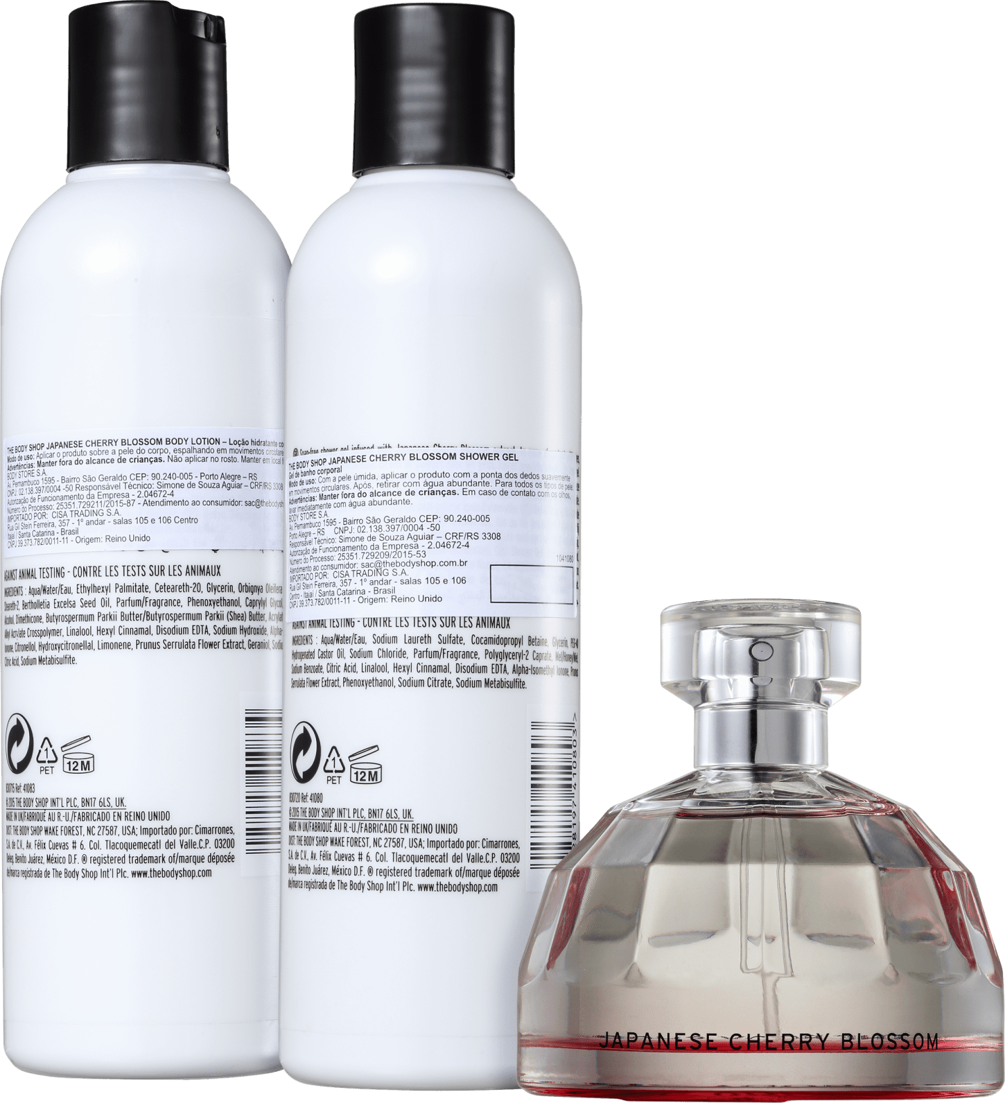 Kit The Body Shop Japanese Cherry Blossom Daily (3 Produtos)