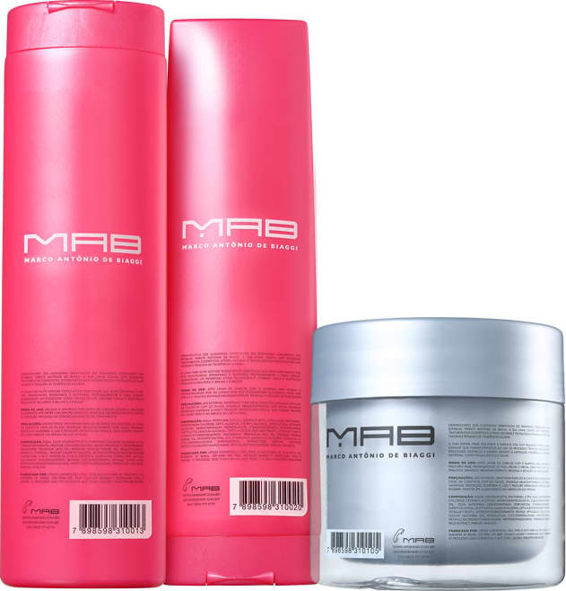 Kit MAB Marco Antônio de Biaggi Nutri Restore Fim dos Danos (3 Produtos)