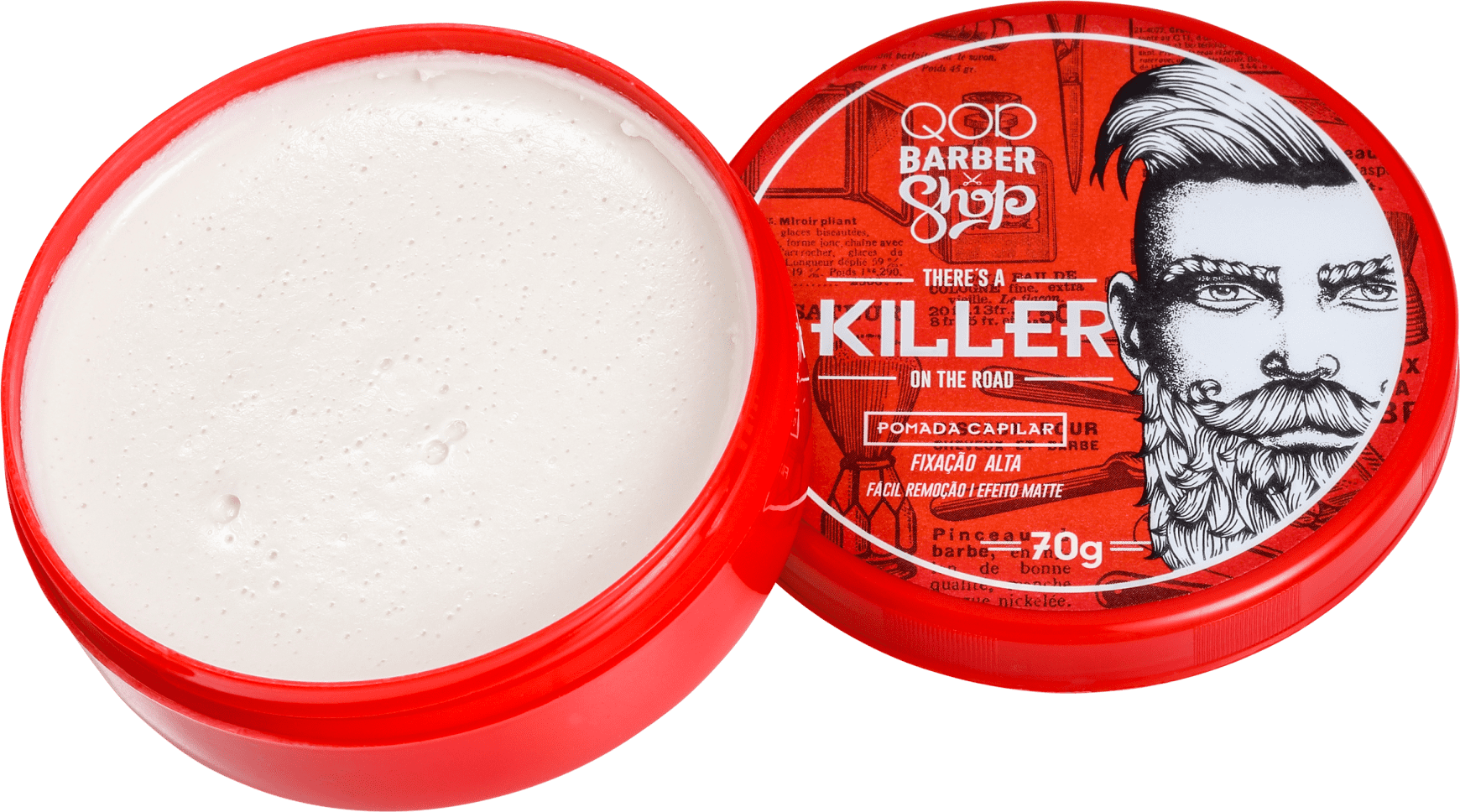 QOD Barber Shop There's A Killer On The Road - Pomada Modeladora 70g