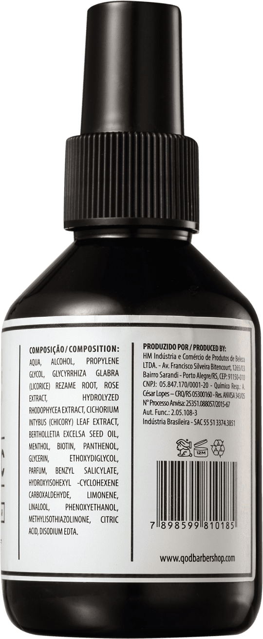 QOD Barber Shop - Tônico Capilar 120ml