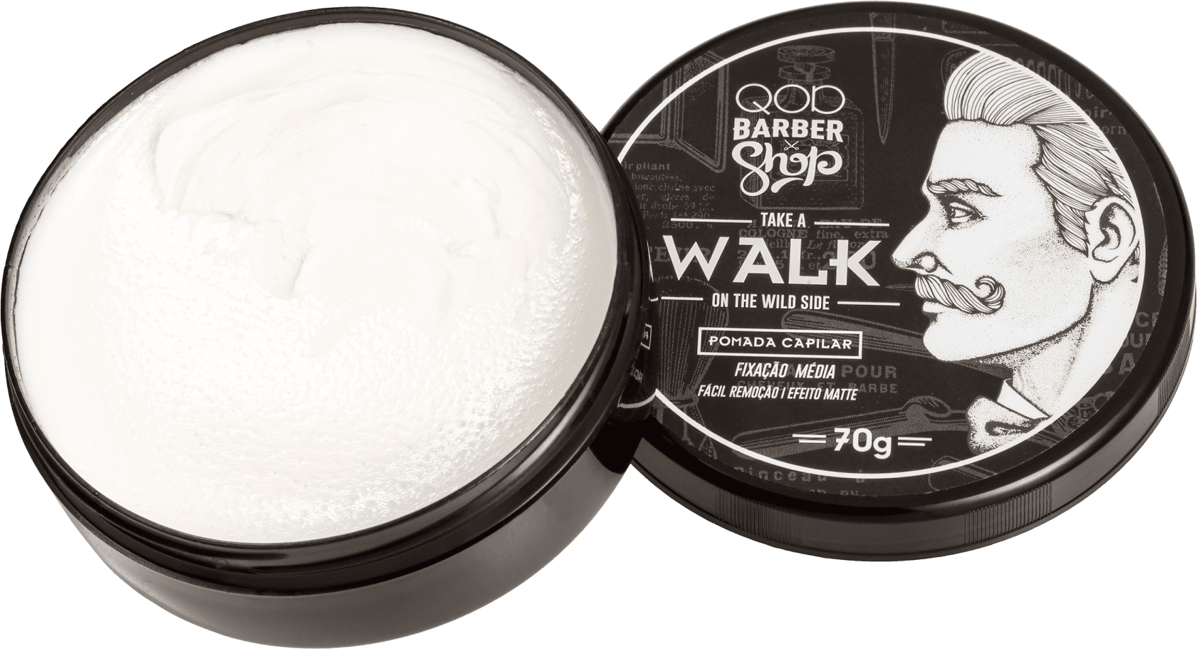 QOD Barber Shop Take a Walk On The Wild Side - Pomada Modeladora 70g