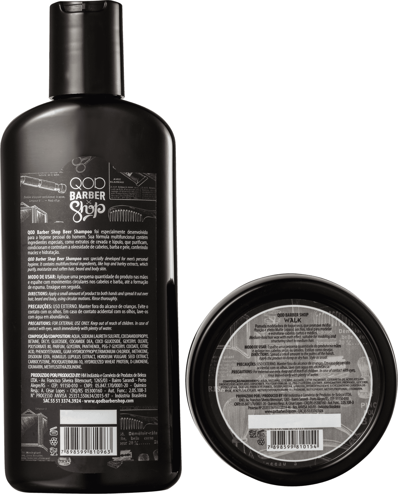 Kit QOD Barber Shop Walk (2 Produtos)
