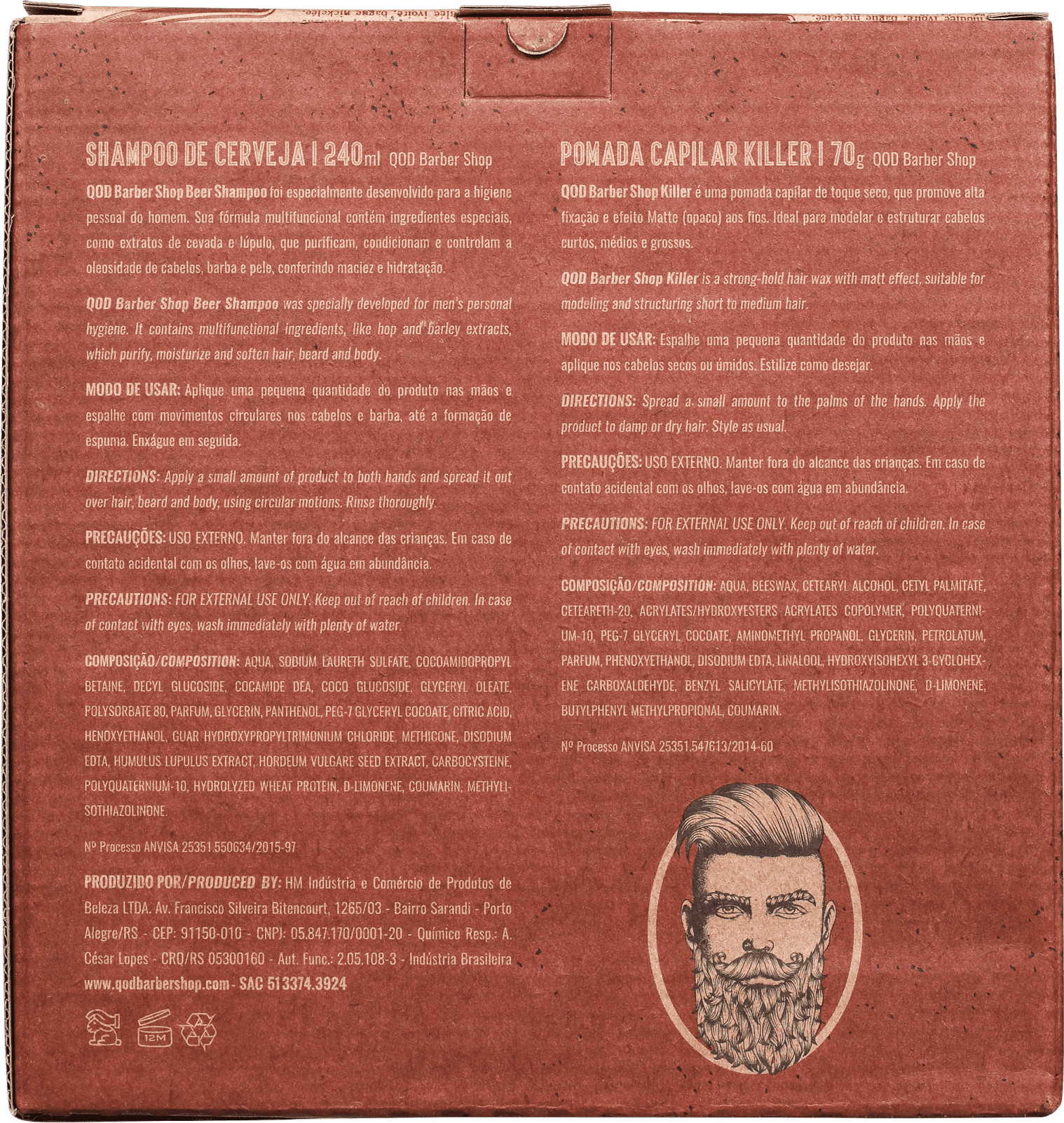 Kit QOD Barber Shop Killer (2 Produtos)