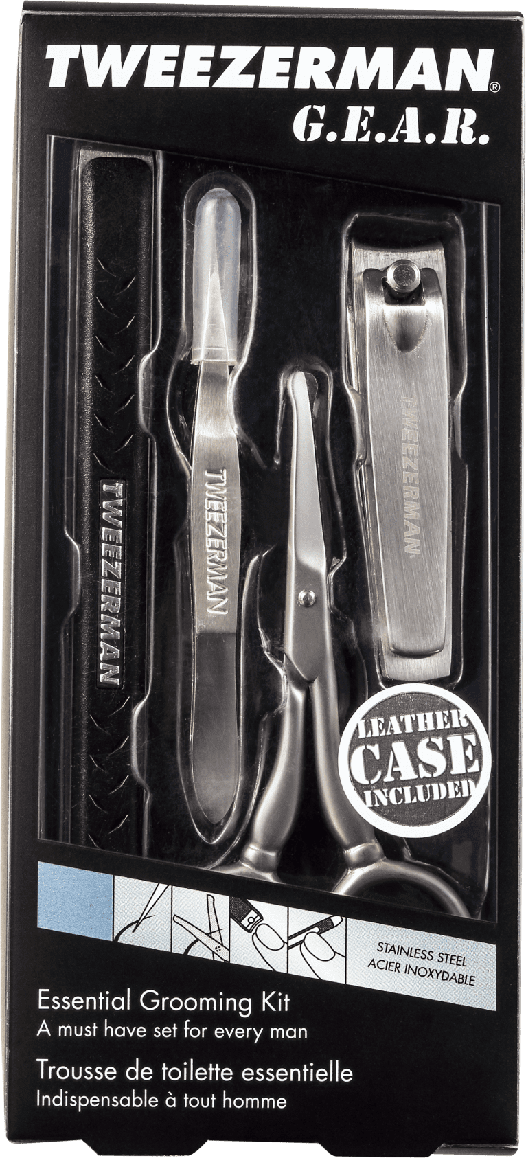 Kit Tweezerman GEAR Essencial (4 produtos)