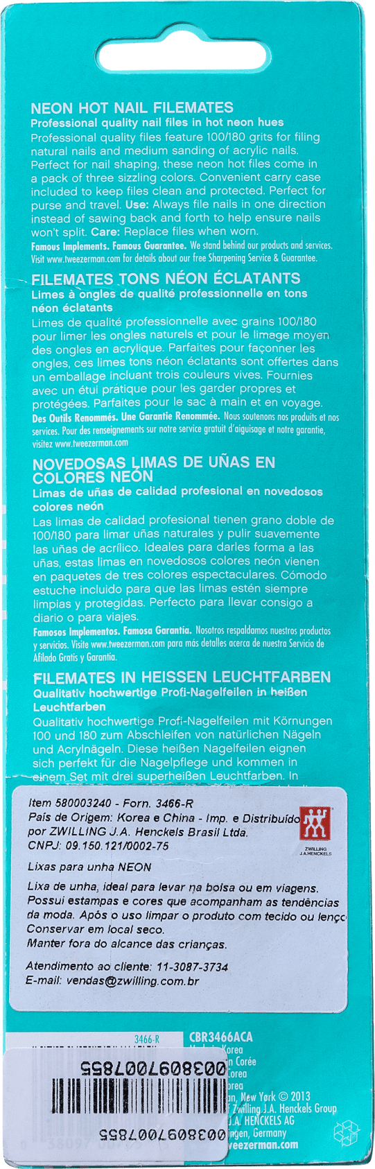 Tweezerman Neon - Kit de Lixas