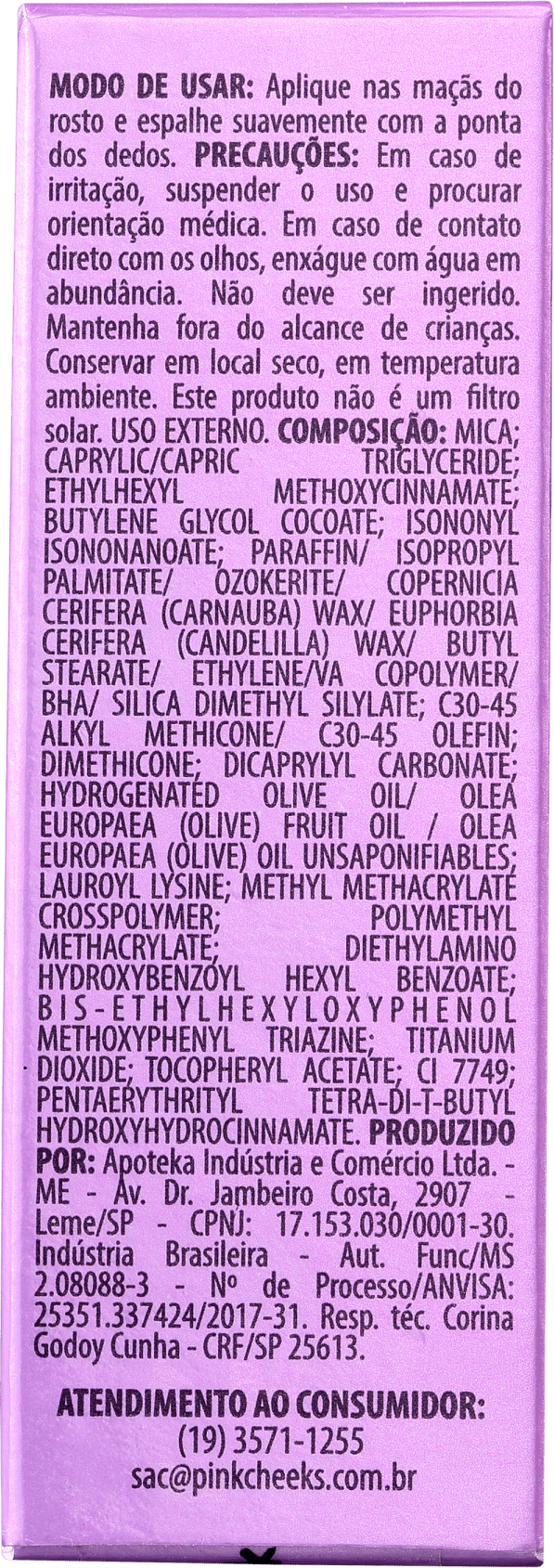 Pink Cheeks Sport Make Up All In One FPS30 Terracota - Bastão Multifuncional Luminoso 14g