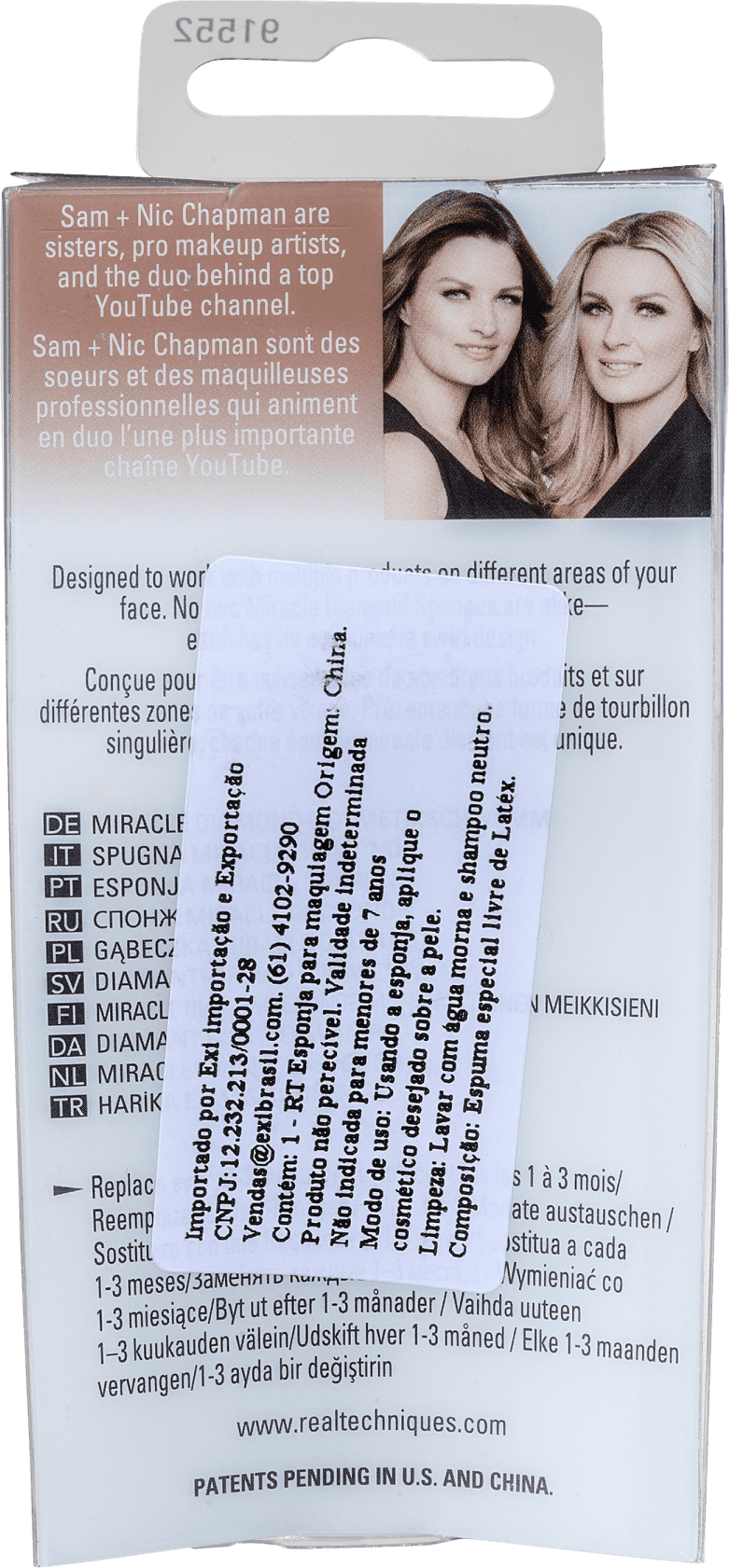 Real Techniques Bold Metals Miracle Diamond - Esponja de Maquiagem