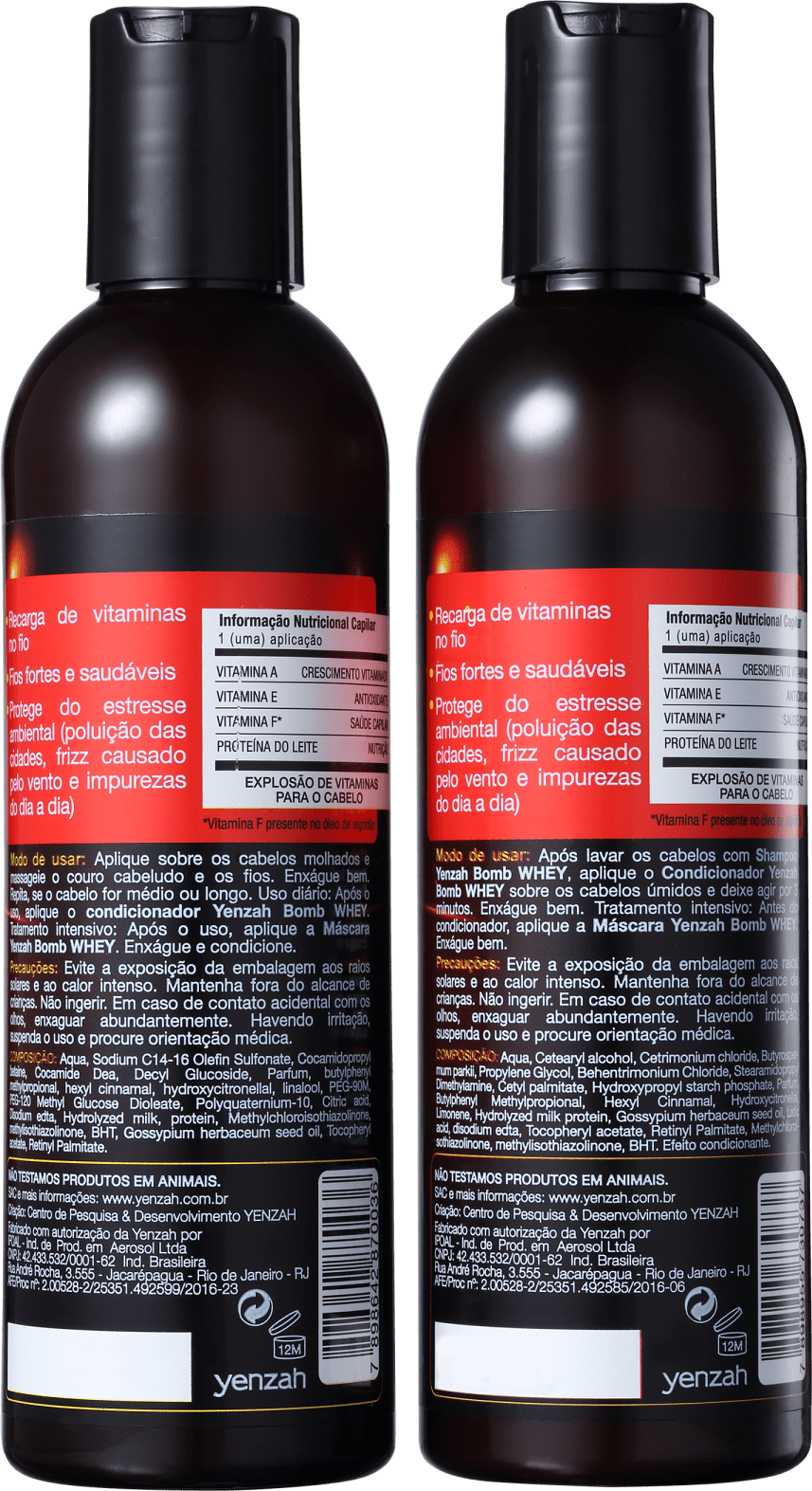 Kit Yenzah Power Whey Bomb Duo (2 Produtos)