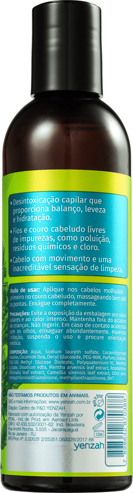 Yenzah Detox - Shampoo 240ml