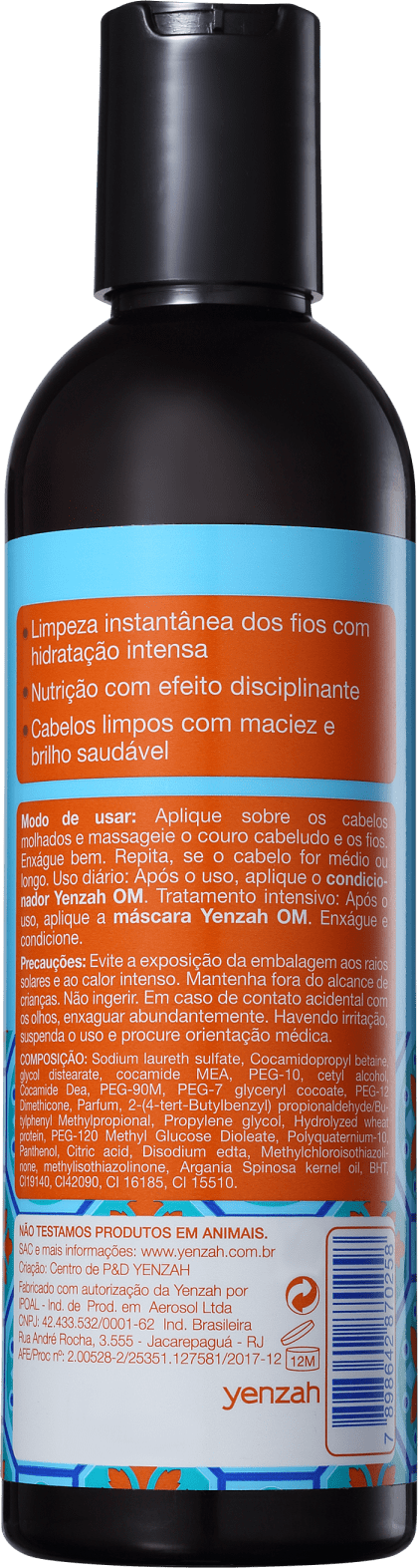 Yenzah OM Óleo de Marrocos Argan - Shampoo 240ml