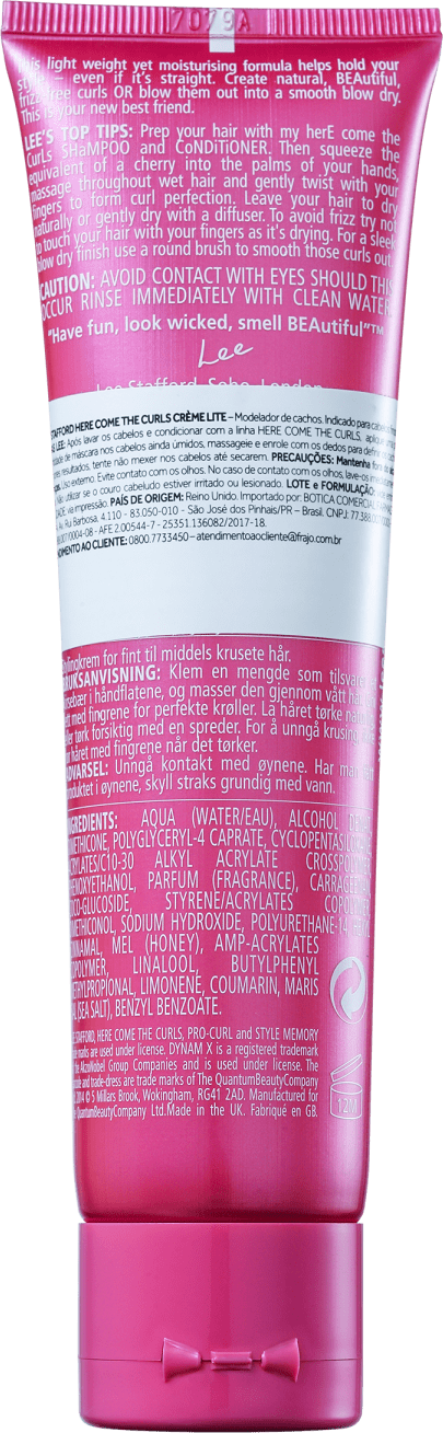 Lee Stafford Here Come The Curls Créme Lite - Leave-in 100ml