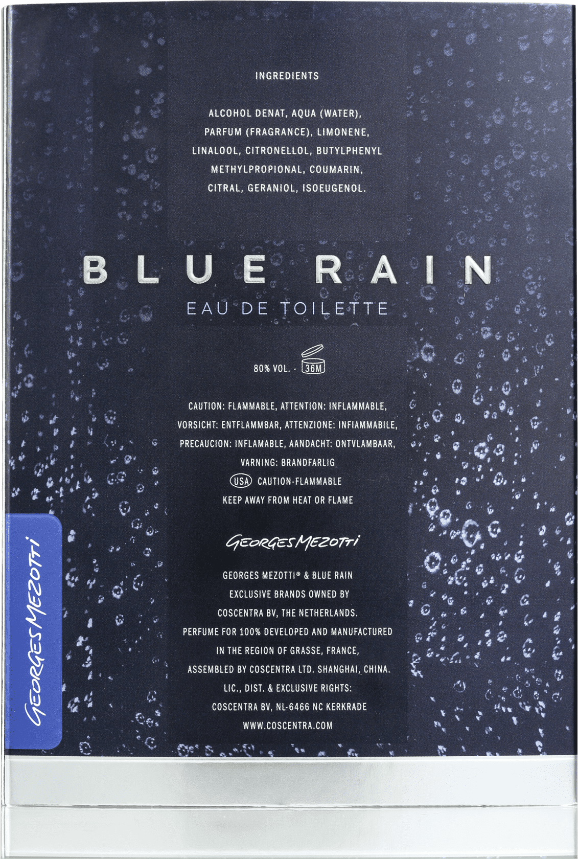 Blue Rain Georges Mezotti Coscentra Eau de Toilette - Perfume Masculino 100ml
