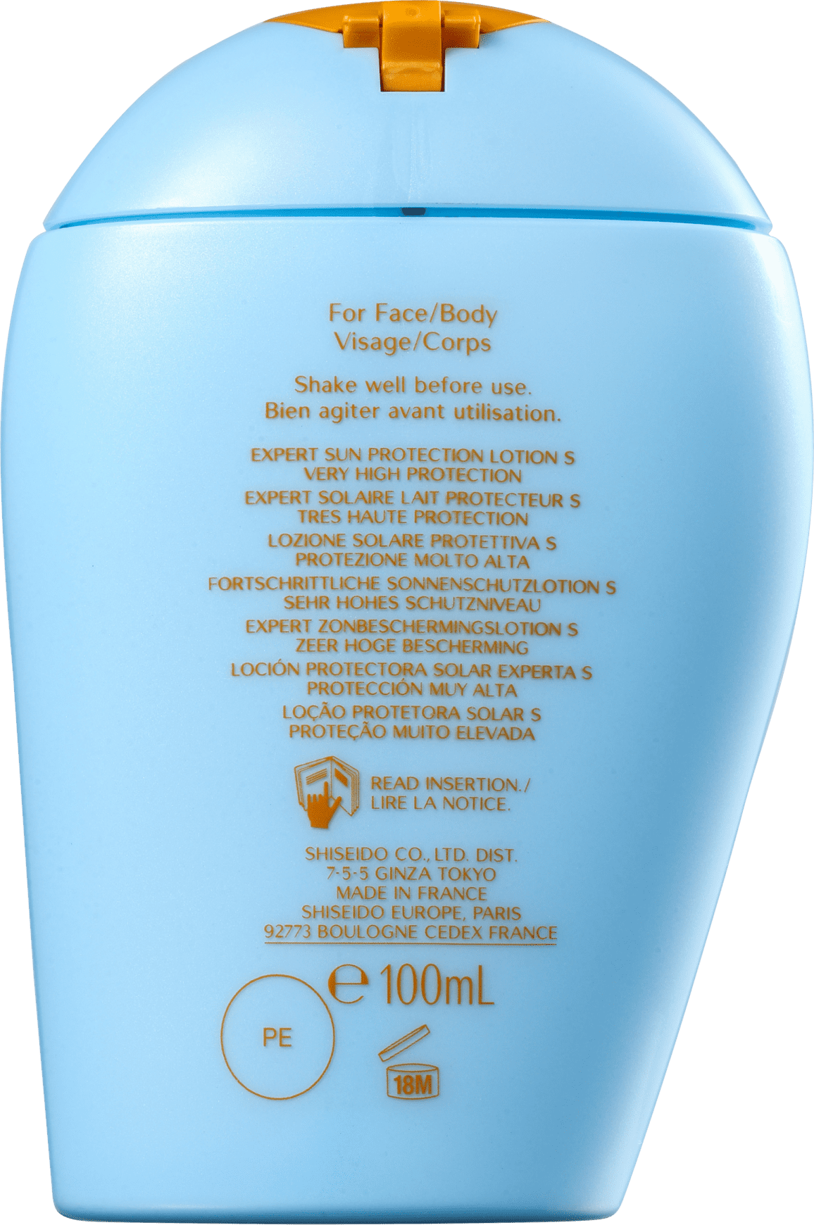 Shiseido Expert Sun Protection FPS 50 - Protetor Solar em Loção 100ml