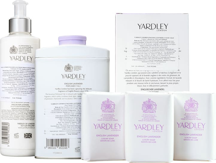 Kit Banho Yardley English Lavender Completo (3 Produtos)