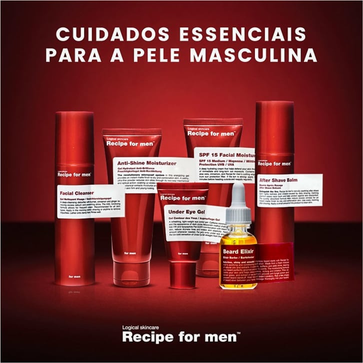 Recipe for Men Anti-Shine - Hidratante Facial 75ml