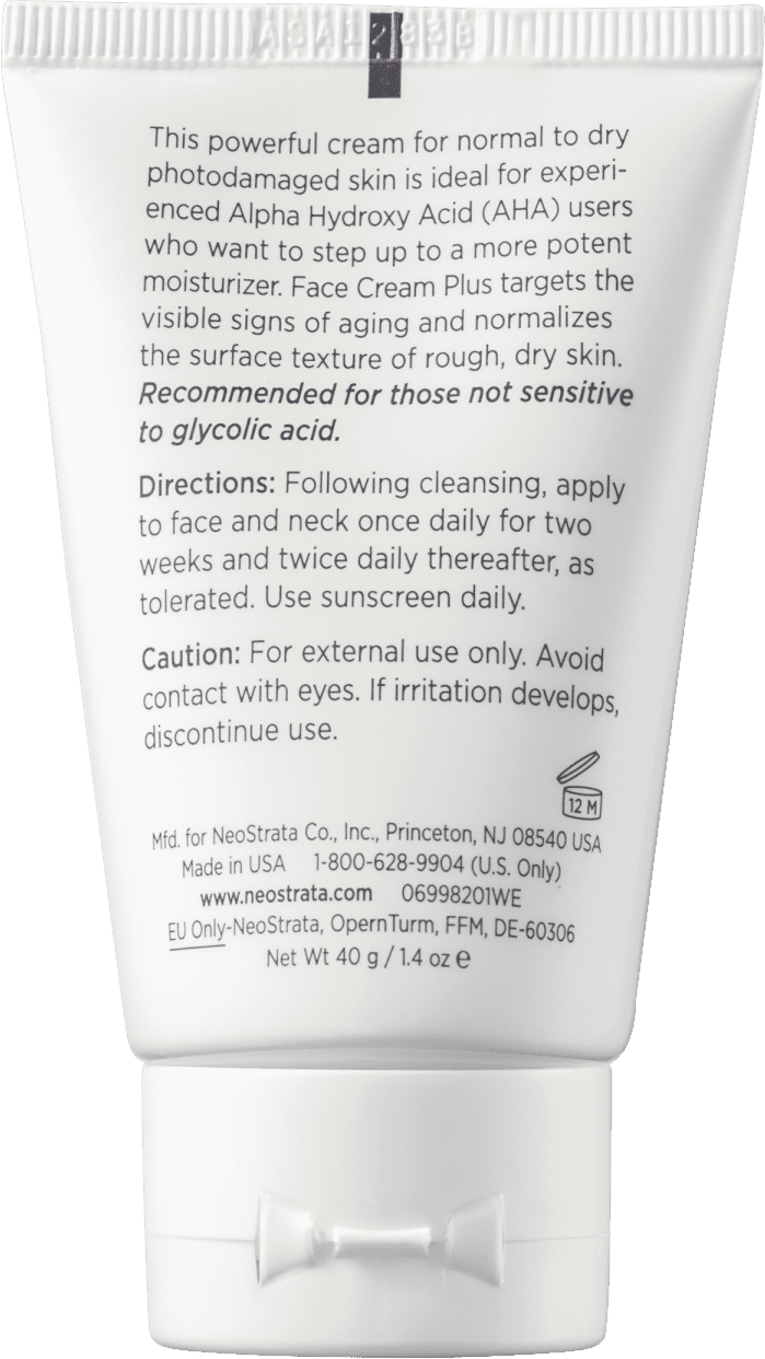 NeoStrata Resurface Face Cream Plus - Creme Anti-Idade Hidratante 40g