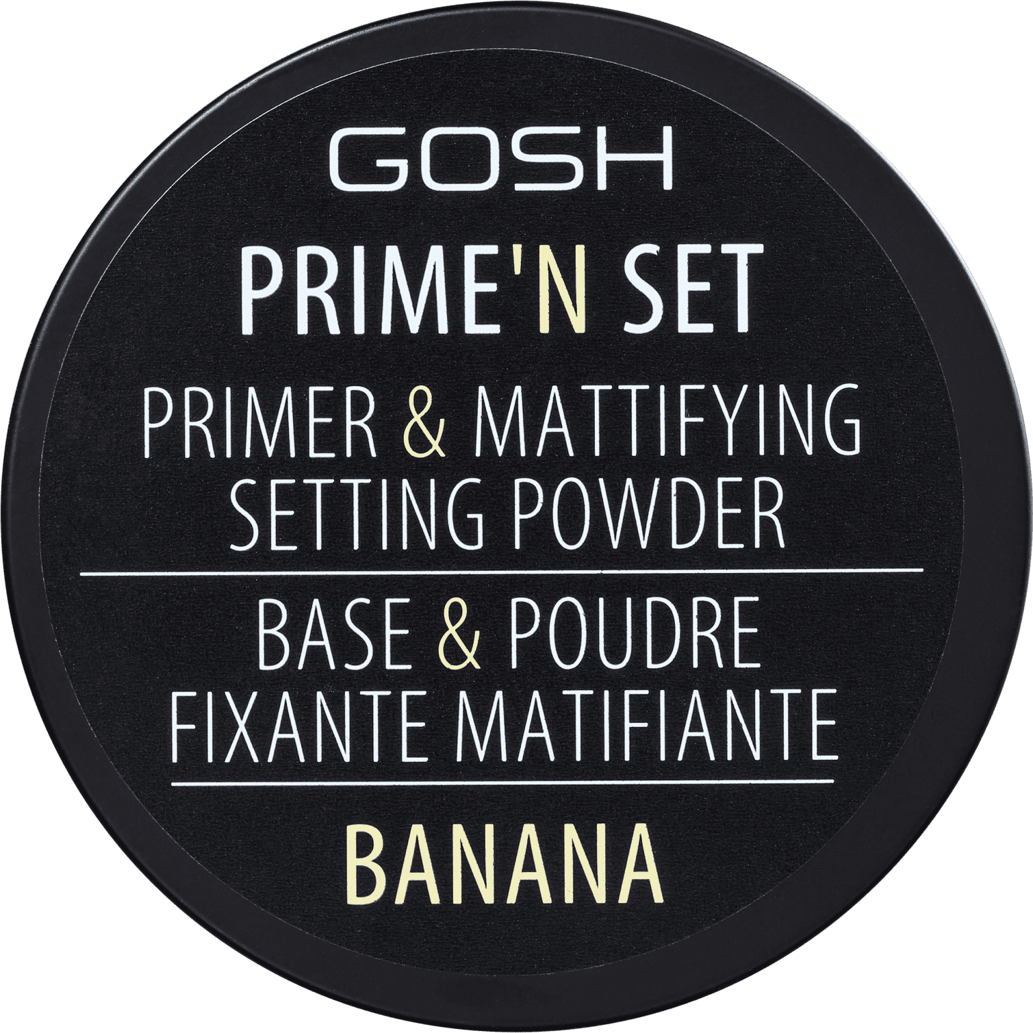 GOSH Prime’n Set 002 Banana - Pó Solto Translúcido 7g