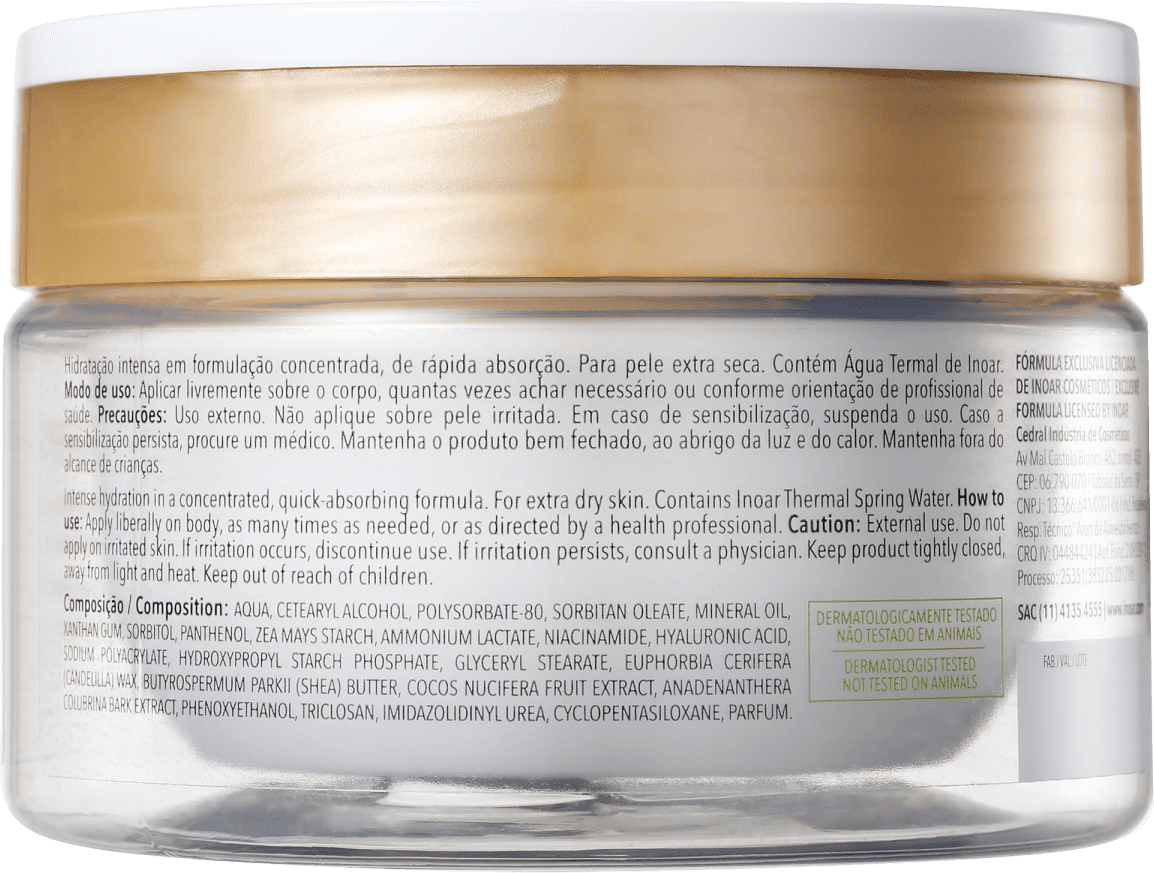 Inoar Body Care - Hidratante Corporal 180g
