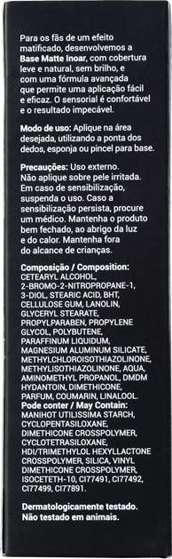 Base Líquida Matte Clara 30ml