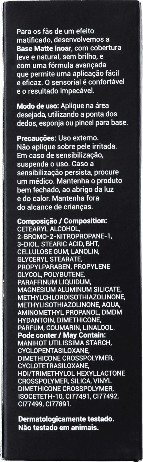 Base Líquida Matte Escura 30ml