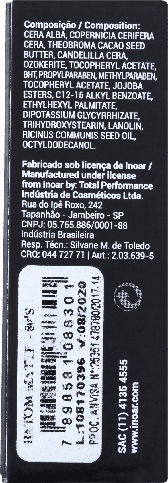 Inoar 80's - Batom Matte 3,5g