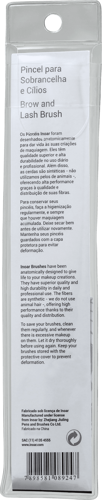 Inoar E06 - Pincel para Cílios e Sobrancelhas