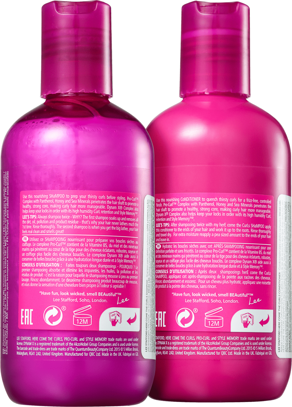 Kit Lee Stafford Here Come The Curls Cuidado Diário (2 Produtos)