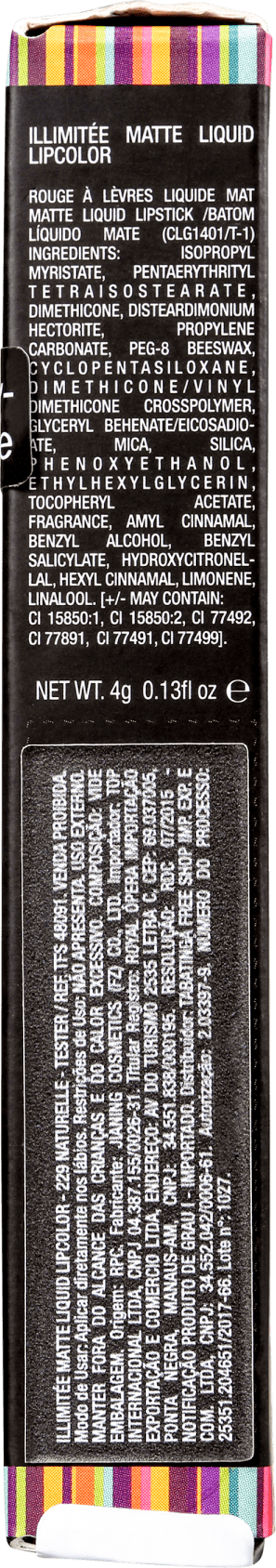 Joli Joli Illimitee Lipcolor 229 Naturelle - Batom Líquido Matte 4g