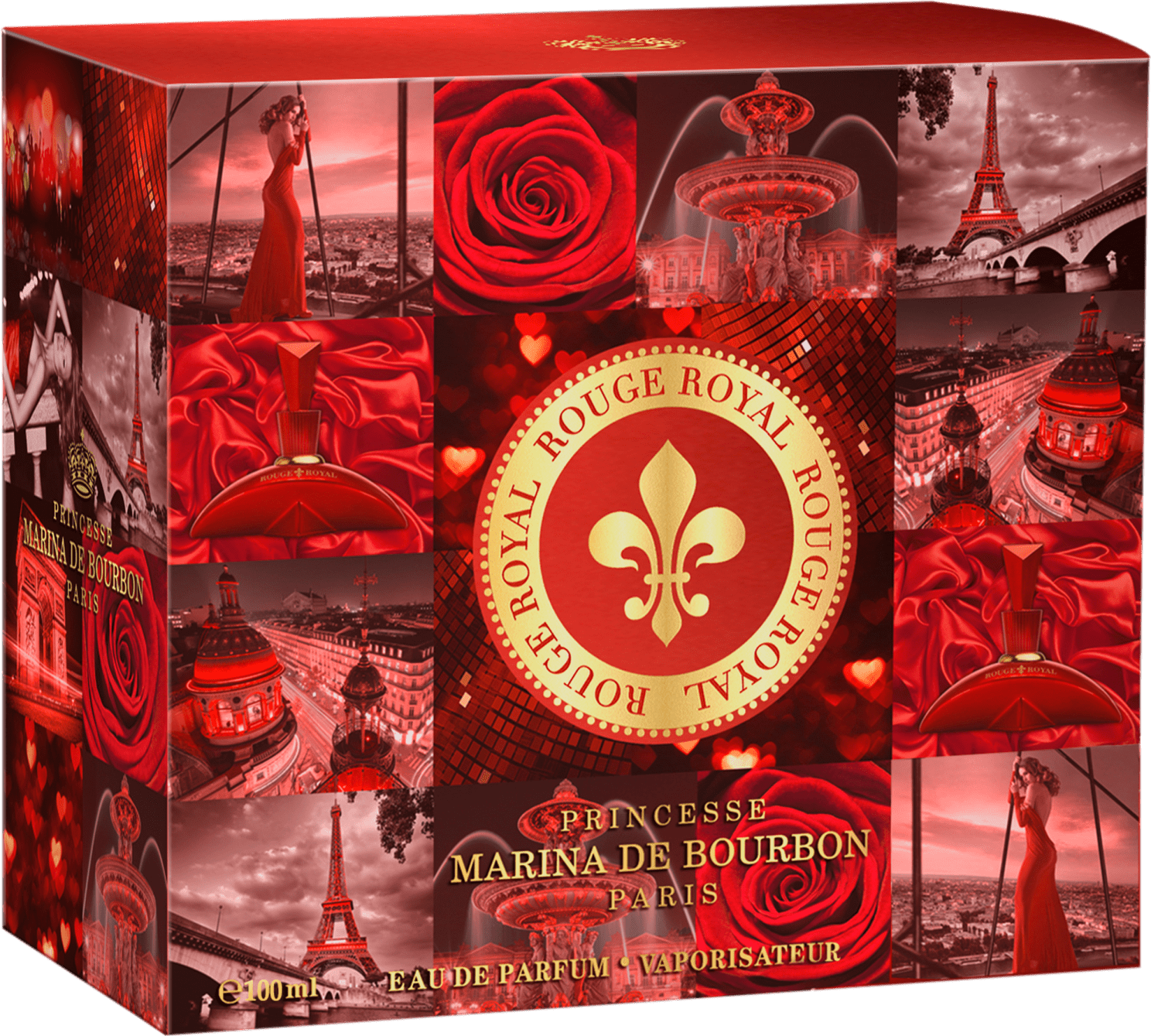 Rouge Royal Marina de Bourbon Eau de Parfum Edição Limitada - Perfume Feminino 100ml