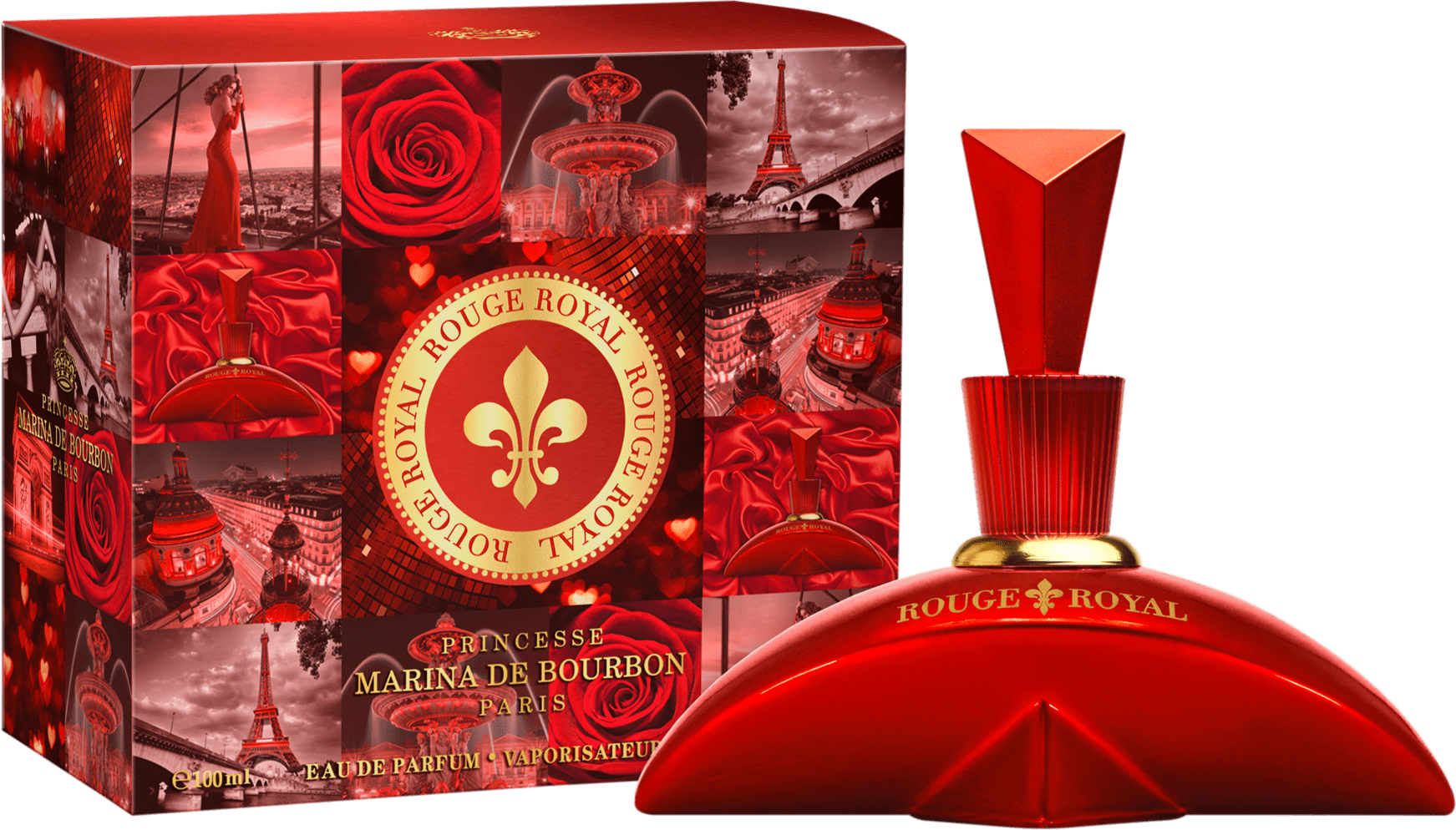Rouge Royal Marina de Bourbon Eau de Parfum Edição Limitada - Perfume Feminino 100ml