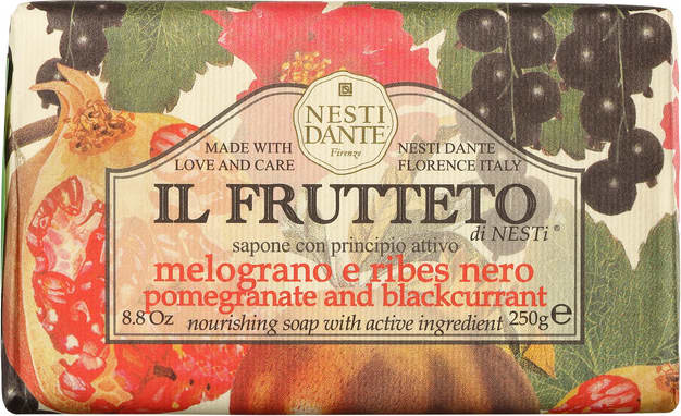 Nesti Dante Il Frutteto Romã e Groselha Preta - Sabonete em Barra 250g
