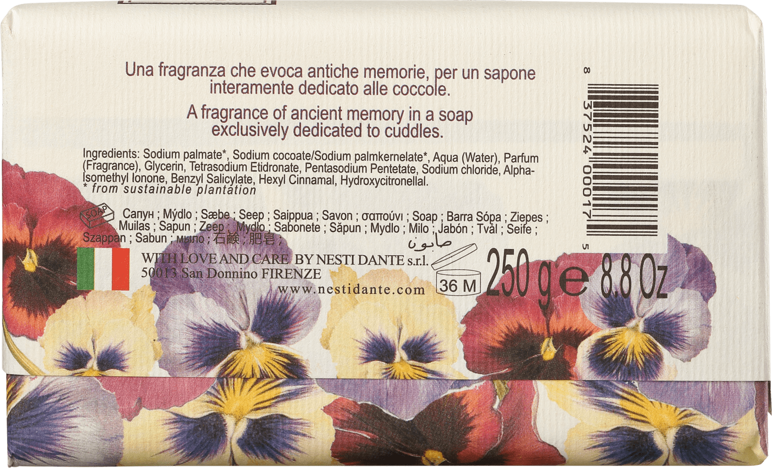Nesti Dante Dei Colli Fiorentini Violeta - Sabonete em Barra 250g