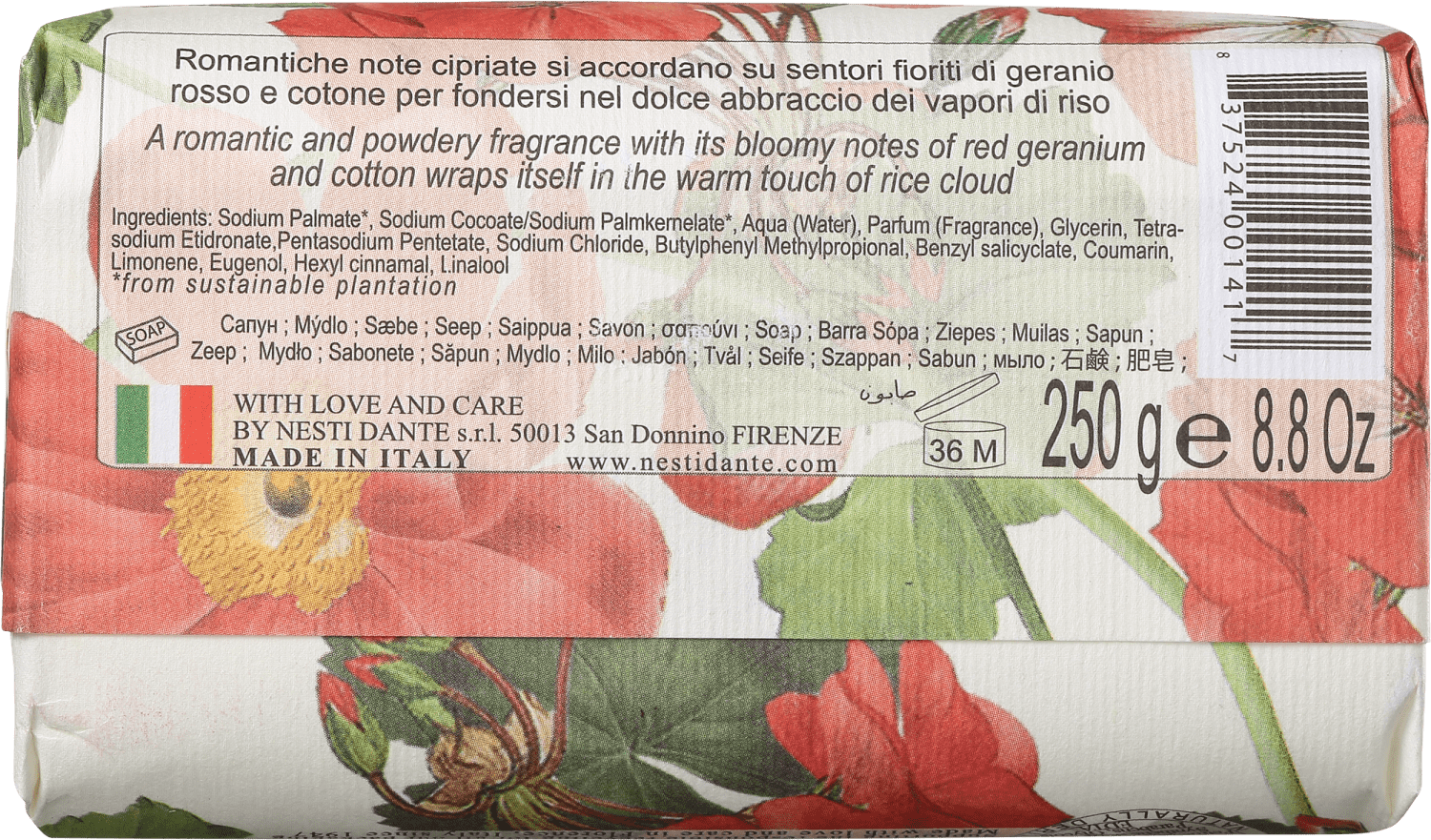 Nesti Dante Dolce Vivere Venezia - Sabonete em Barra 250g