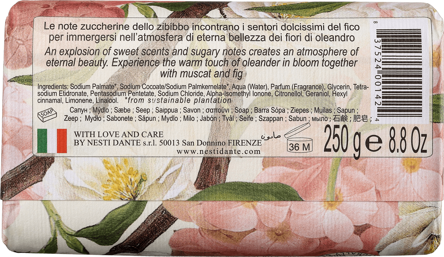 Nesti Dante Dolce Vivere Roma - Sabonete em Barra 250g